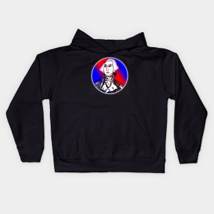 Patriotic George Washington Kids Hoodie